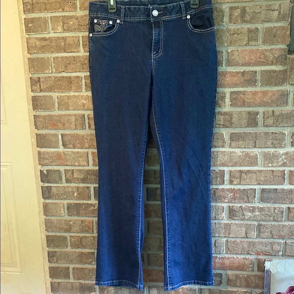 Boots Blue Boot Cut Jeans Classic Style